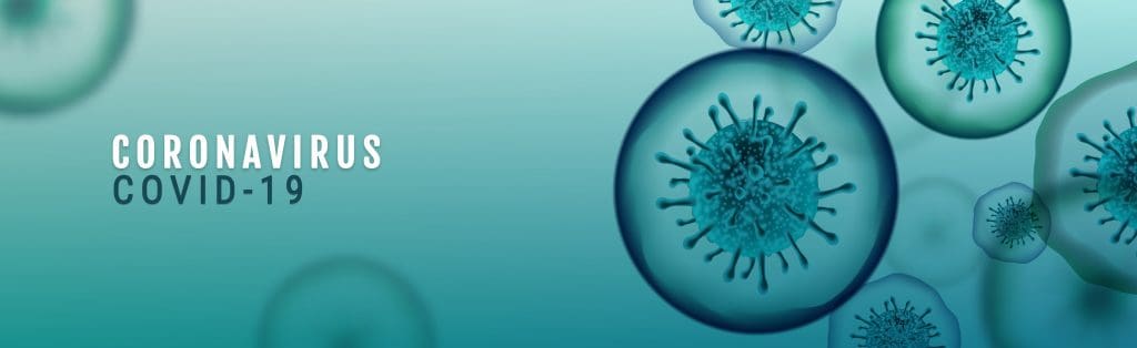 Corona Virus banner illustration