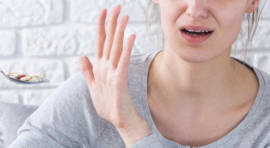 spoonful of prescription drugs and medication